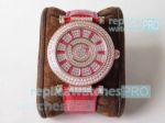 Swiss 9015 Franck Muller Double Mystery Diamond & Sapphire Watch